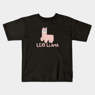 Lexi llama Kids T-Shirt